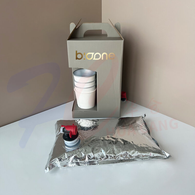 Event Ready Bag in Box Drink Station, Carry Handle Box with Dispensing Valve - Image 8