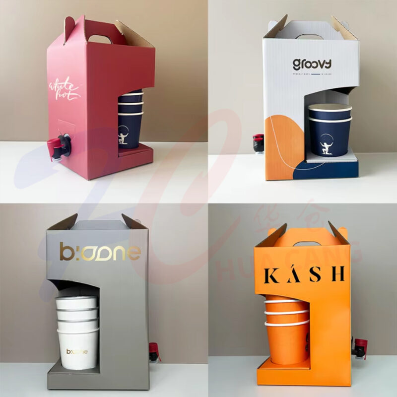 Premium Bag in Box Dispenser Box with Spigot, Portable Countertop Beverage Station - Image 4