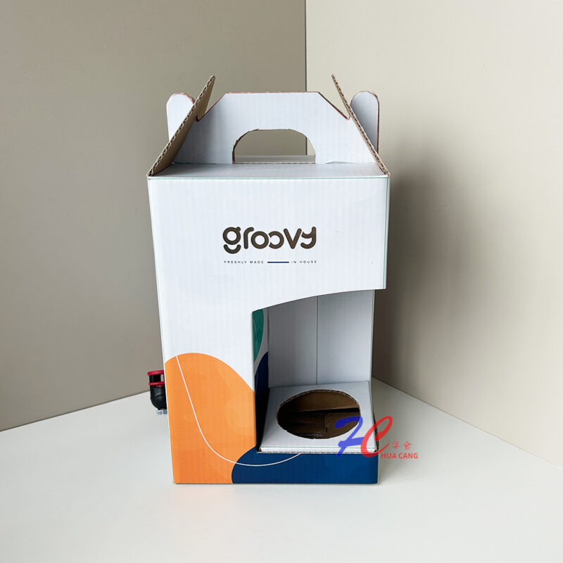 Premium Bag in Box Dispenser Box with Spigot, Portable Countertop Beverage Station - Image 3