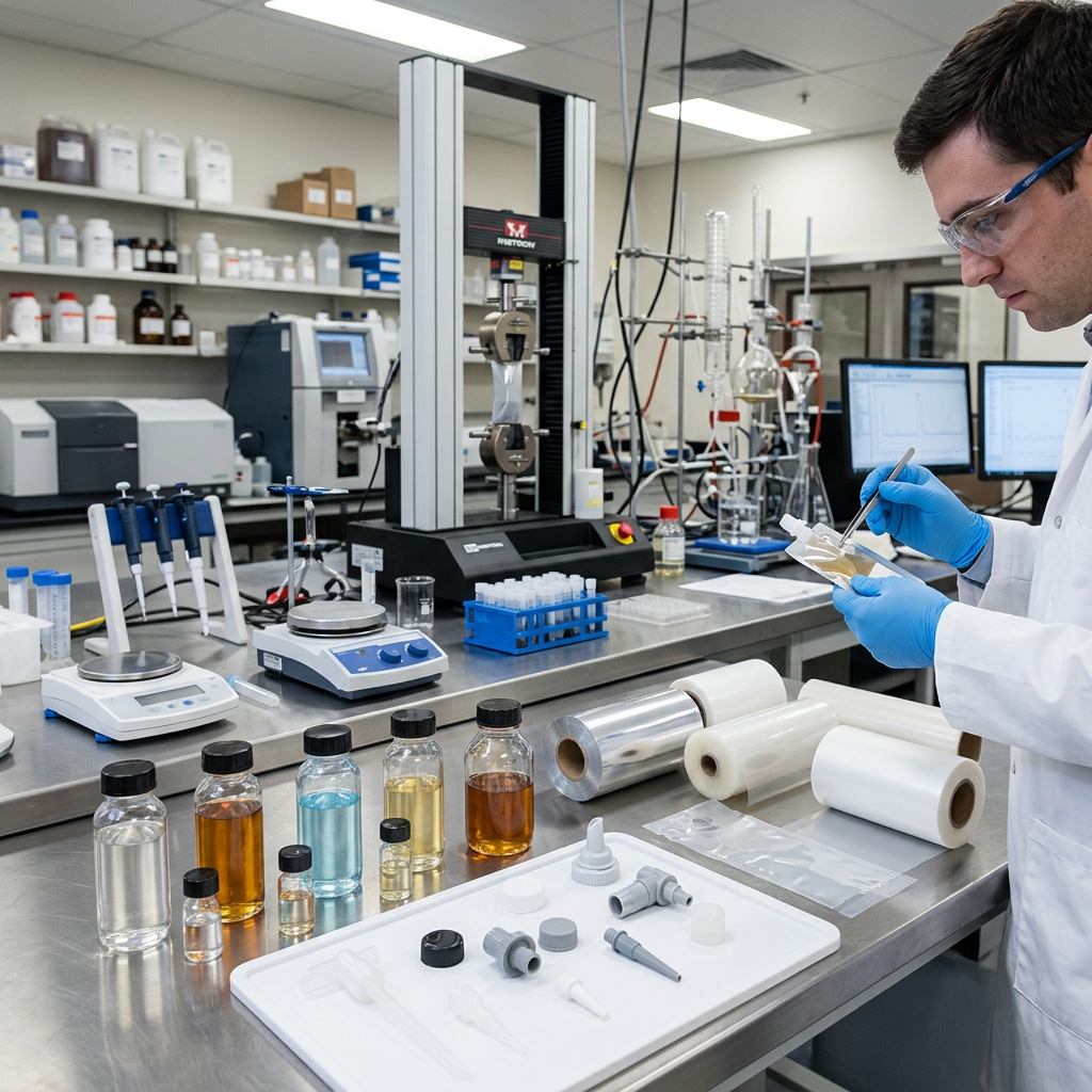 Liquid compatibility assessment for Bag-in-Box fitments