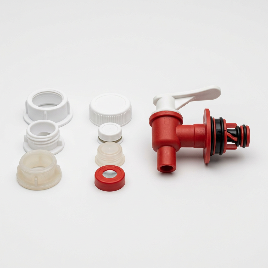 Unbranded Bag-in-Box taps and fitment components