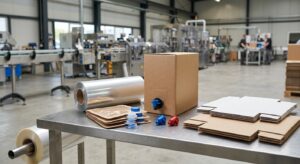 Bag-in-box beverage packaging materials including flexible bag film, fitments and cartons