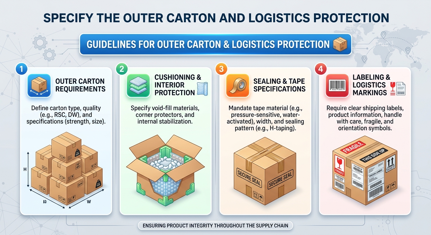 Specify the Outer Carton and Logistics Protection