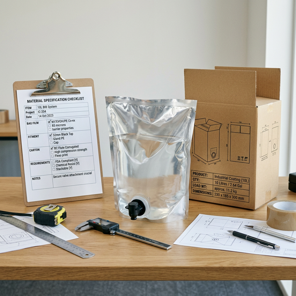 B2B Bag-in-Box packaging specification checklist