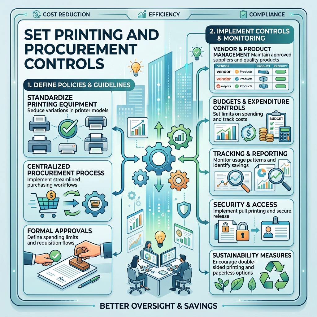 Set Printing and Procurement Controls