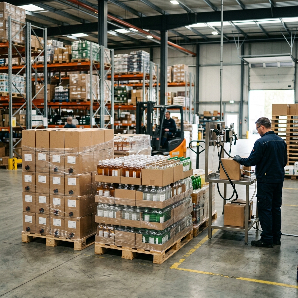 Storage, distribution and dispensing considerations for liquid packaging