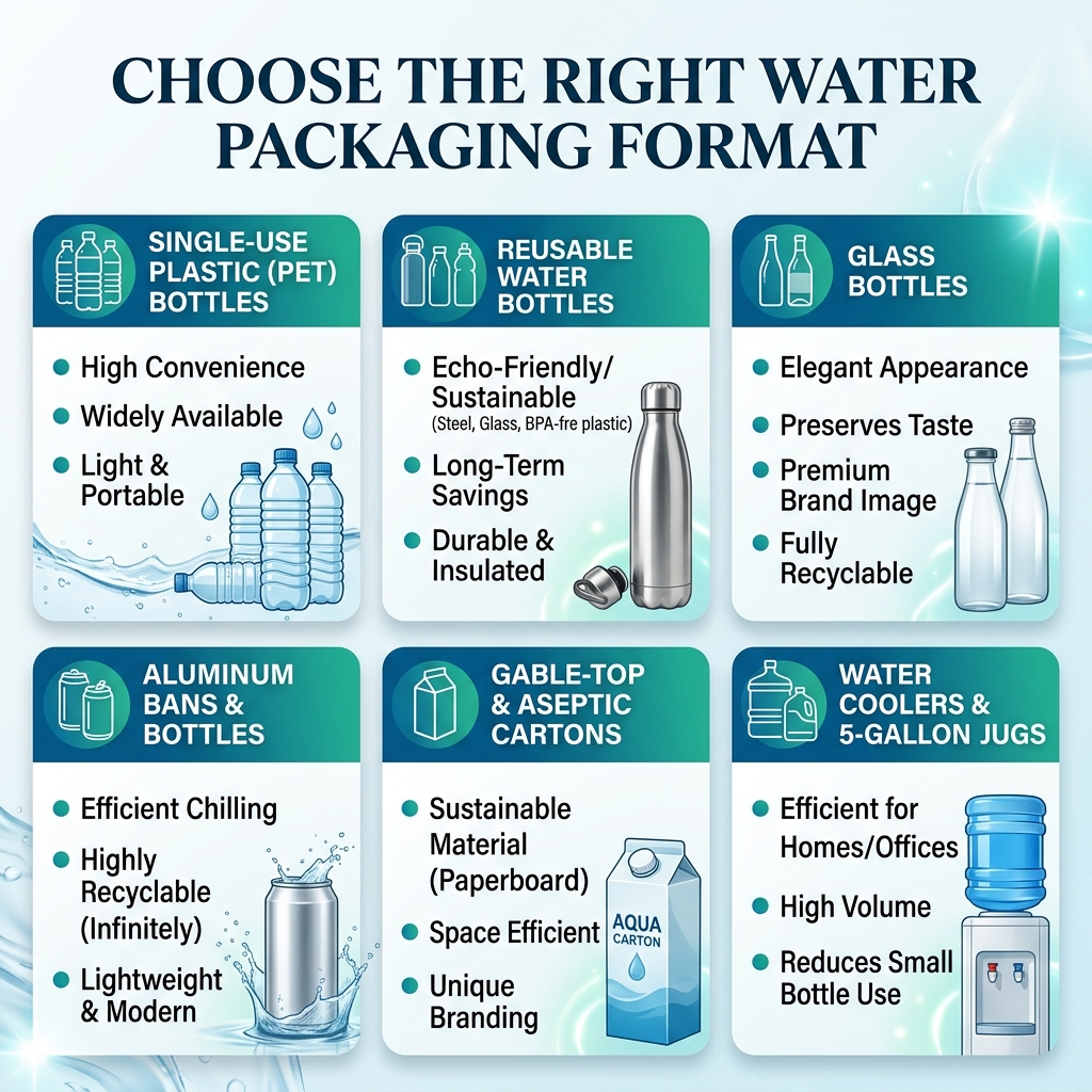 Choose the Right Water Packaging Format